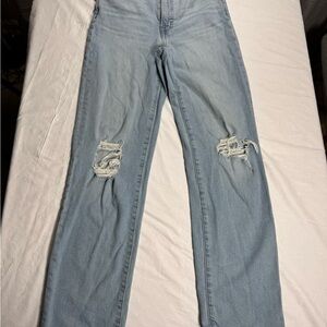 Madewell The Perfect Vintage Straight Jean Women's Size 25 Blue‎ Denim